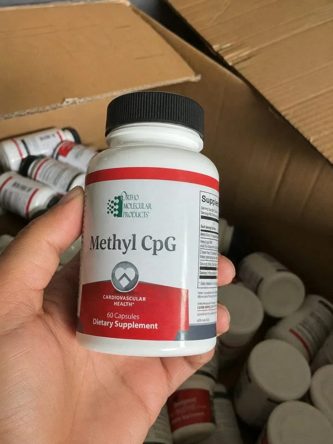 Ortho Molecular Products Methyl CpG, 120 Capsules, Pack of 2