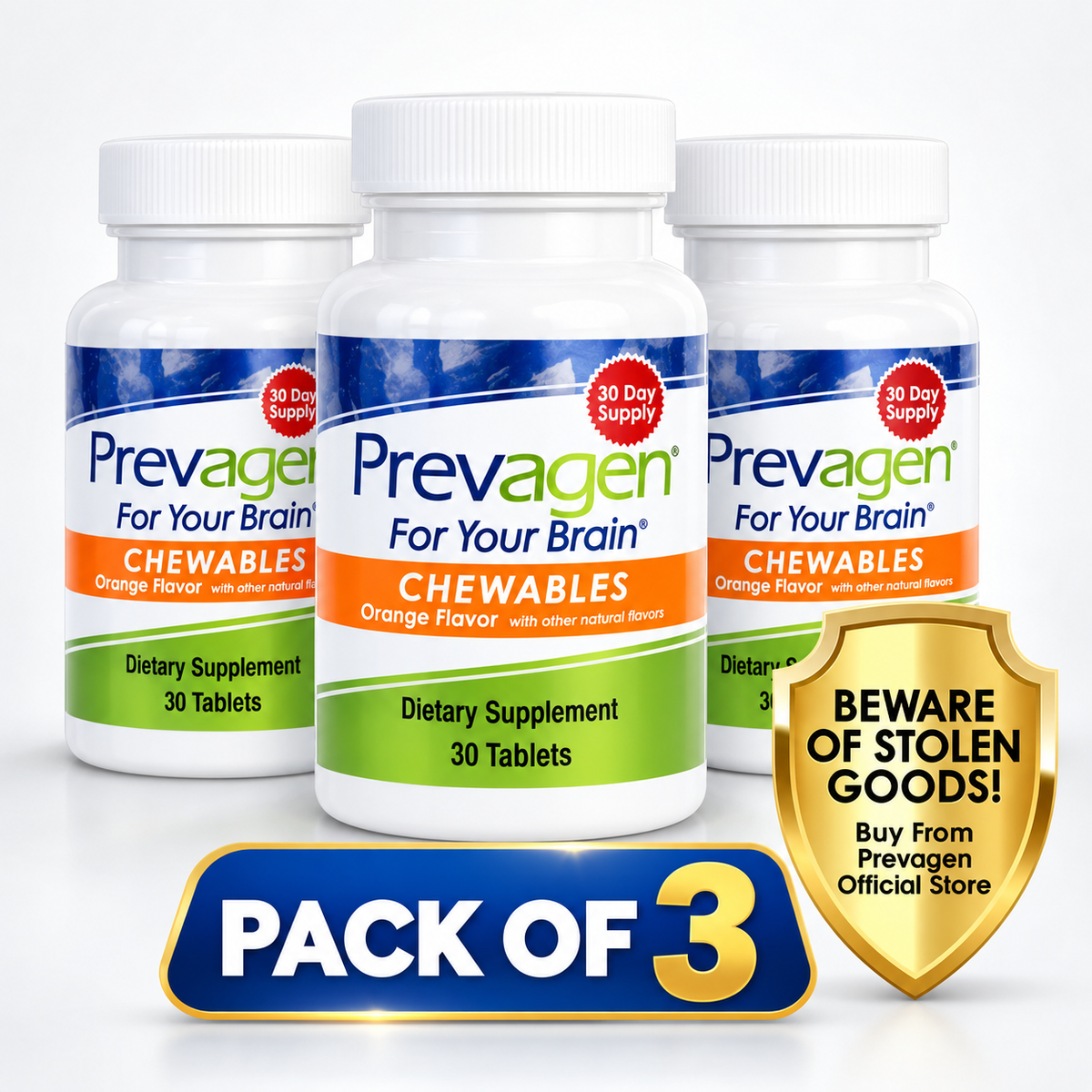 Prevagen MD Anti-Aging Treatment 60 Capsules, Pack of 3