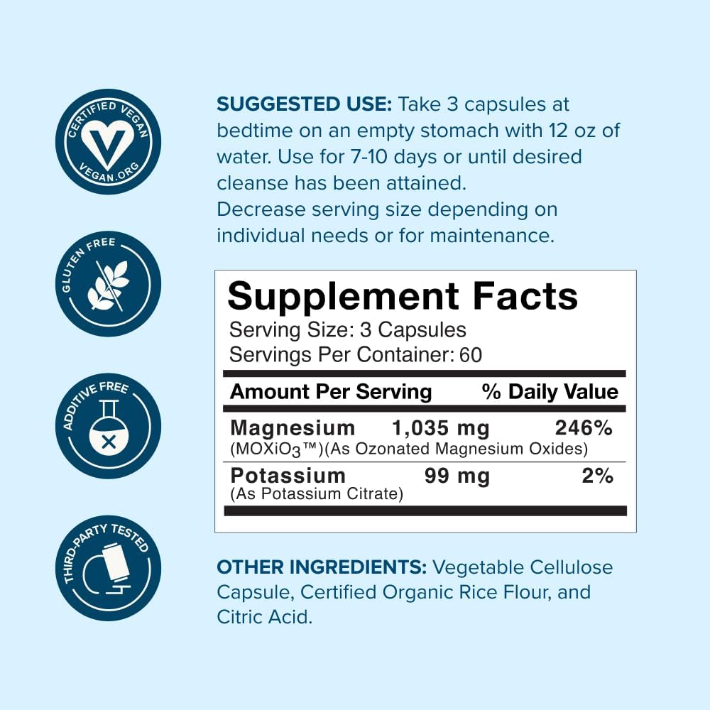 NBPure MagO7 Colon Cleanse Supplement, 540 Capsules