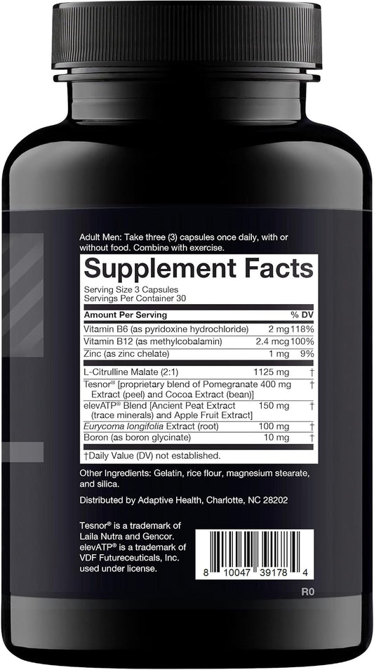 Nugenix Total-T Men's Supplement, 180 Capsules, Pack of 2