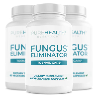 PureHealth Research Fungus Eliminator, 180 Capsules, Pack of 3