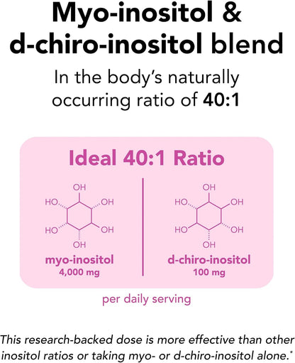 Ovasitol Inositol Powder, 90-Day Supply, Pack of 2