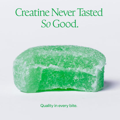 Create Creatine Gummies Sour Apple 90 Count, Pack of 2
