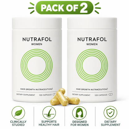 Nutrafol Women's Hair Supplement Ages 18–44, Pack of 2