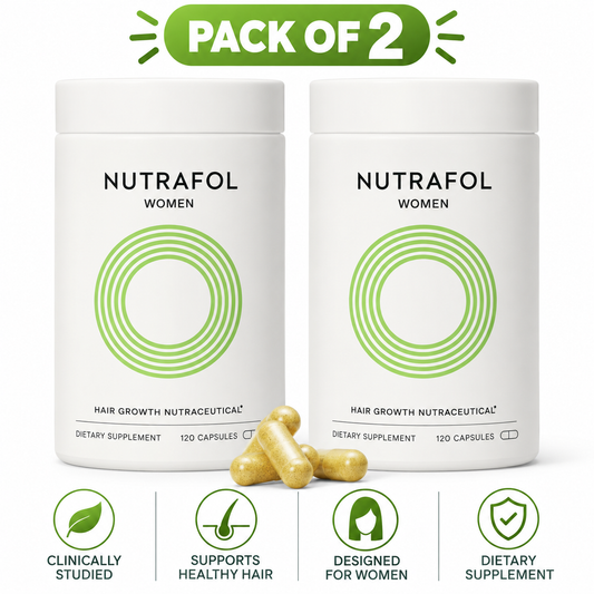 Nutrafol Women's Hair Supplement Ages 18–44, Pack of 2