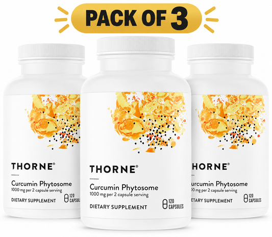 Thorne Curcumin Phytosome 120 Capsules, Pack of 3