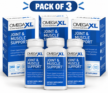 OmegaXL Joint Support Supplement, 300 Count (Pack of 3)