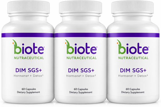 bioTE Nutraceuticals - DIM SGS + - Hormone + Detox (60 Capsules) (PACK OF THREE)