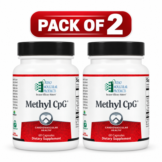 Ortho Molecular Products Methyl CpG, 120 Capsules, Pack of 2