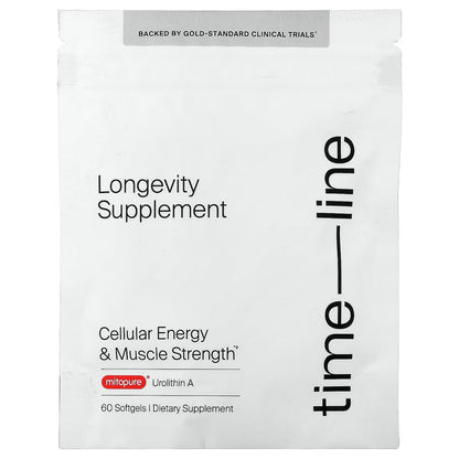 Timeline Mitopure Urolithin A Supplement, 60 Softgels