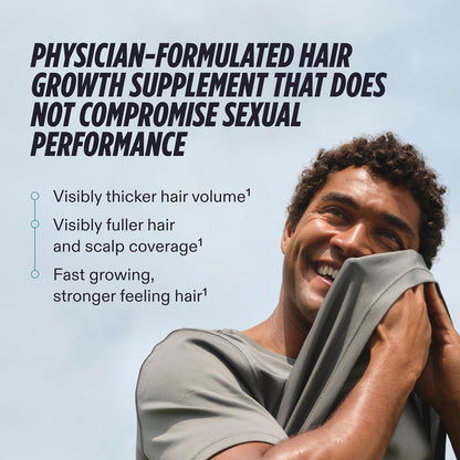 Nutrafol Men's Hair Supplement 120 Capsules, Pack of 3