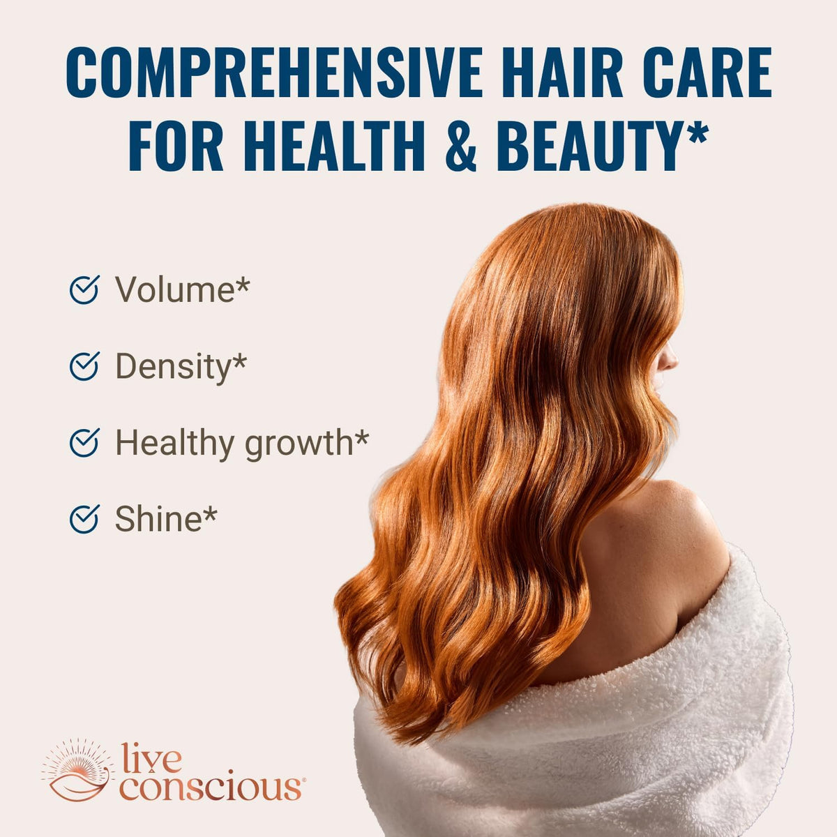 Live Conscious Hair La Vie Vitamins, 90 Capsules Pack of 2