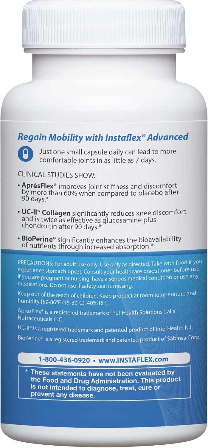 Instaflex Advanced Joint Supplement, 30 Count Pack of 2