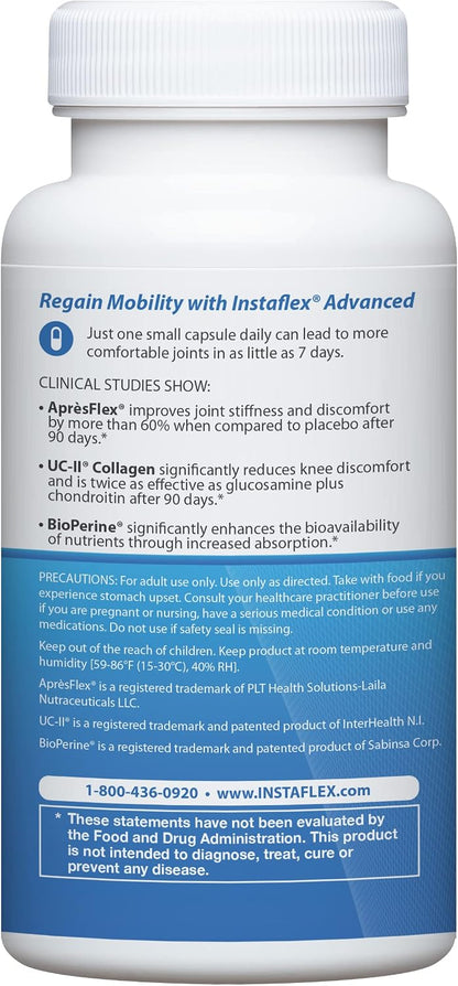 Instaflex Advanced Joint Supplement, 30 Count Pack of 2