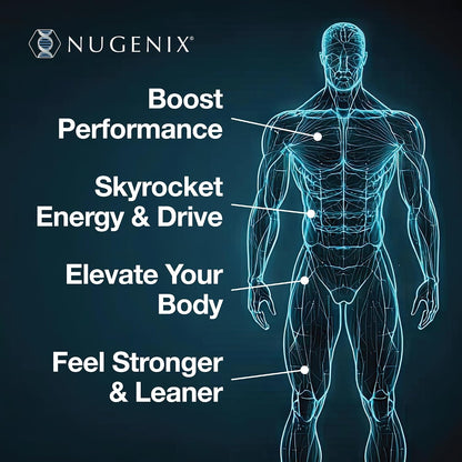Nugenix Total-T Men's Supplement, 180 Capsules, Pack of 2