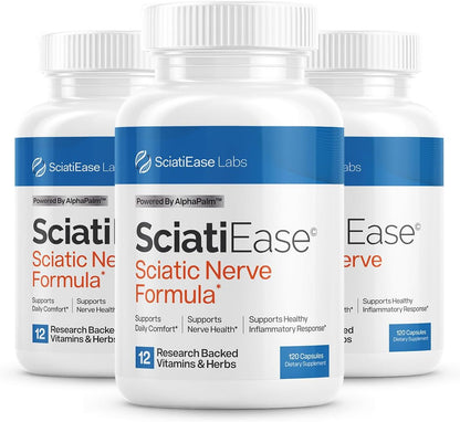 SciatiEase Nerve Health Support Formula, 360 Capsules