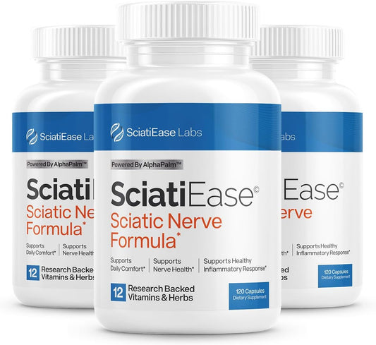 SciatiEase Nerve Health Support Formula, 360 Capsules