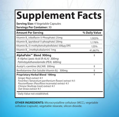 SciatiEase Nerve Health Support Formula, 360 Capsules